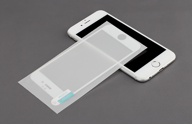 洛克 苹果6 全屏钢化膜玻璃膜 手机保护膜 2.5弧边 0.3mm